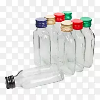玻璃瓶塑料螺丝盖玻璃