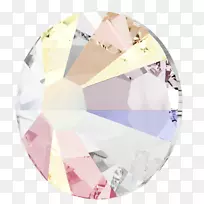 施华洛世奇银仿宝石和莱茵石晶体立方氧化锆扁平宝石