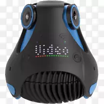 沉浸式全向摄像机Giroptic 360凸轮全高清360度虚拟现实相机全景单摄影相机