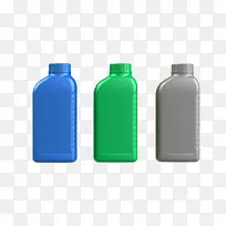 塑料瓶，玻璃瓶，水瓶