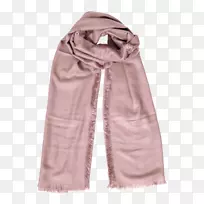 围巾羊绒羊毛项链粉红色袖子项链