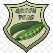 标志绿色品牌字型-豌豆绿