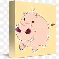 猪嘴夹艺术-猪