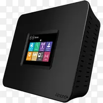 Securifi杏仁+无线路由器wi-fi家庭自动化工具包-千兆位接口转换器