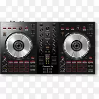 dj控制器先驱dj圆盘骑师划伤先锋dj-sb3-成为某人的助手或跟随者。