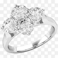 结婚戒指，钻石订婚戒指，金戒指