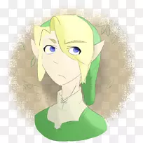 智人卡通耳绿耳