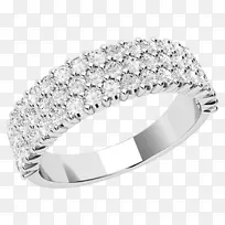 永恒戒指钻石结婚戒指水晶戒指