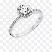 钻石切割订婚戒指