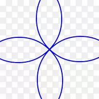 圆点角夹子艺术圆圈