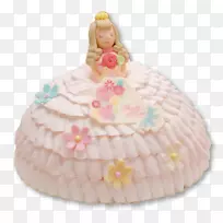 公主蛋糕糖霜和糖衣蛋糕威尔士蛋糕装饰-顶部1