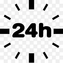 24小时时钟24小时数字时钟计时器时钟