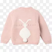 羊毛衫羊毛肩袖粉红色m-婴儿套衫