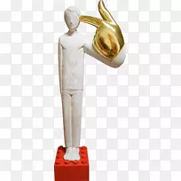 美术馆制作铜像雕塑雕像奖杯-木偶