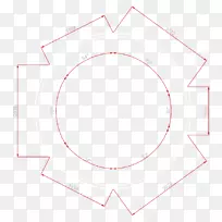 圆点角-曲线环