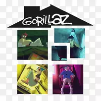 Gorillaz 2-d绘图-gorrila