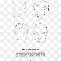 画线艺术人类行为素描手