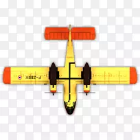 螺旋桨飞机模型飞机通用航空飞机