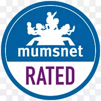 Mumsnet有限公司徽标空气里程洗衣机顶部视图