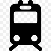 火车轨道运输快速运输无轨电车计算机图标.列车