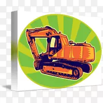 挖掘机建筑工程推土机托帕多拉挖掘机