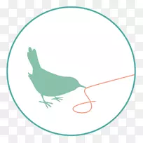 鸟嘴绿线鸡作为食物剪贴画线