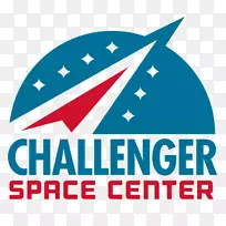 亚利桑那挑战者航天中心标志品牌线字体线