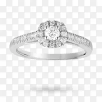 订婚戒指克拉亮钻石戒指