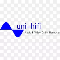 LOGO uni-hifi音视频公司转盘商标组织.转盘