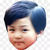 额头发色眉毛面颊下巴鼻