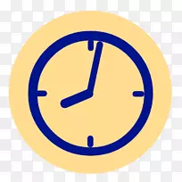 时钟象形文字计算机图标剪辑艺术时钟