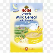 早餐谷类食品婴儿食品有机食品牛奶-香蕉奶