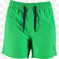泳裤绿色短裤-沙滩短裤