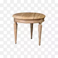 咖啡桌-圆形椅子