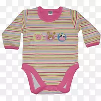 袖子t恤婴儿及幼儿单件粉红色m-t恤