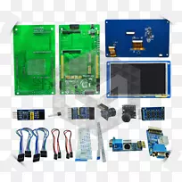 微控制器硬件编程器电子闪存网卡和适配器设计