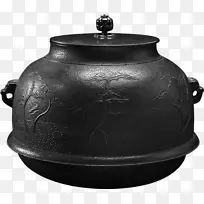 芦屋釜の里水壶生铁锅盖水壶