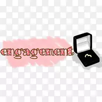 高科技珠宝粉红色m字型结婚贴纸