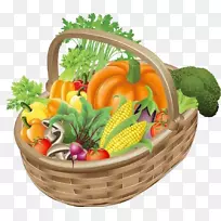 蔬菜水果有机食品剪贴画-蔬菜