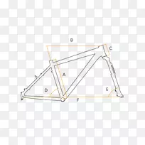 三角自行车架点框几何形状