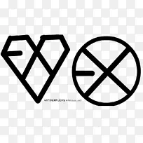 Xoxo exo k-op标志奇迹在12月-设计