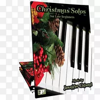 圣诞独奏曲：为晚些初学者准备的钢琴歌曲书-钢琴