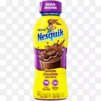 巧克力奶Nesquik风味奶昔