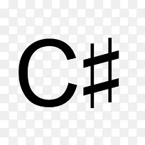C#徽标编程语言图标-火箭2d