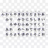 平假名日文书写系统字母表katakana-Kimi no na wa
