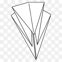 三角形点线艺术字体-三角形
