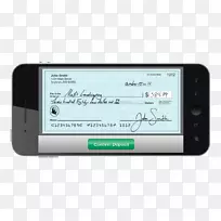 智能手机支票移动电话网上银行-银行支票