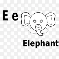 非洲象印度象大象耳朵人类行为-大象艺术