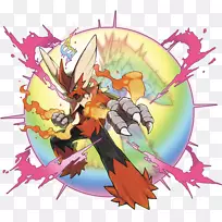 神奇宝贝x和y Blaziken Pokémon超级神秘地牢Pokémon宇宙-口袋妖怪x和y
