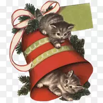 小猫须圣诞装饰品-小猫